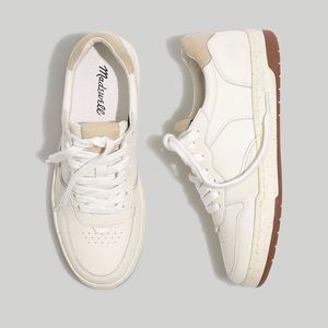 Madewell Court Sneaker in White Leather Women’s 6.5